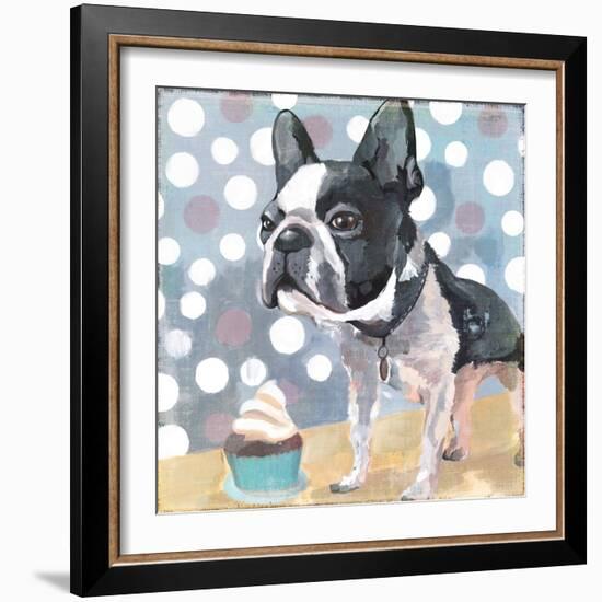 Pug Birthday-Anna Polanski-Framed Art Print