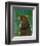 Pug (black)-John Golden-Framed Art Print