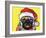 Pug Christmas Edition-Dean Russo-Framed Giclee Print