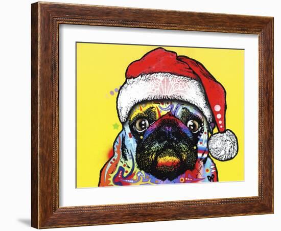 Pug Christmas Edition-Dean Russo-Framed Giclee Print