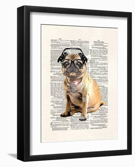 Pug DMC-Matt Dinniman-Framed Art Print