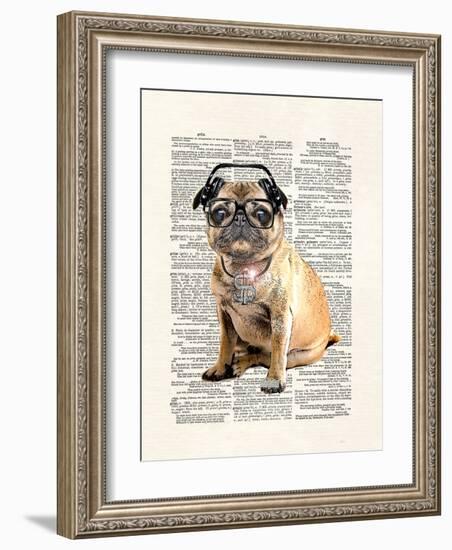 Pug DMC-Matt Dinniman-Framed Art Print