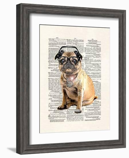 Pug DMC-Matt Dinniman-Framed Art Print