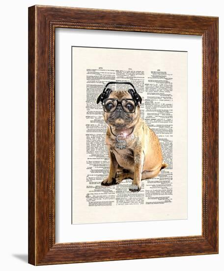 Pug DMC-Matt Dinniman-Framed Art Print