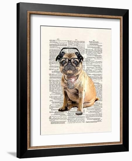 Pug DMC-Matt Dinniman-Framed Art Print