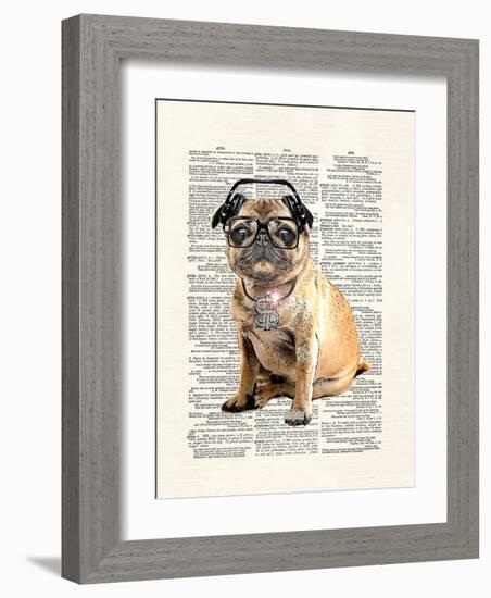 Pug DMC-Matt Dinniman-Framed Art Print