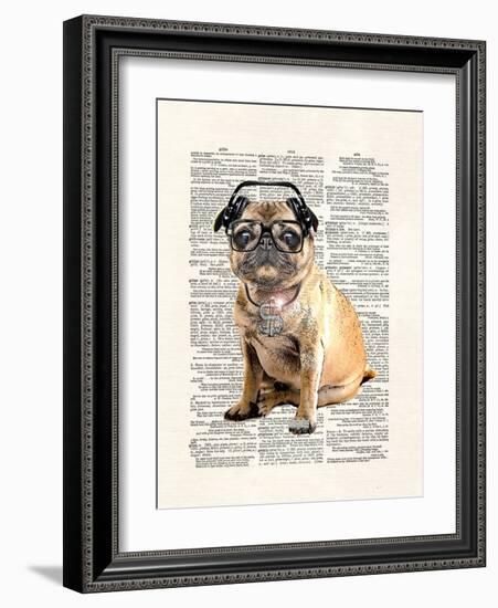 Pug DMC-Matt Dinniman-Framed Art Print