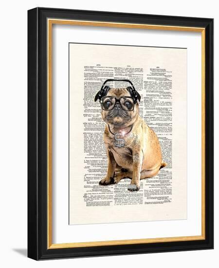 Pug DMC-Matt Dinniman-Framed Art Print