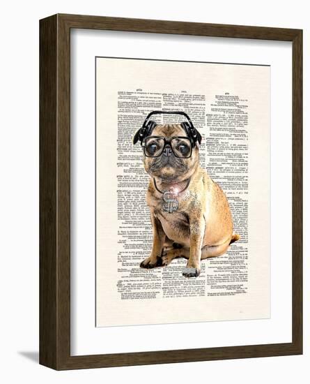 Pug DMC-Matt Dinniman-Framed Art Print