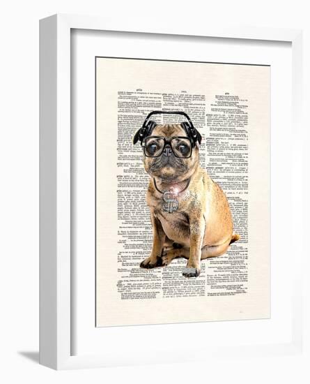 Pug DMC-Matt Dinniman-Framed Art Print