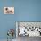 Pug Dog and 3 Puppies-null-Photographic Print displayed on a wall