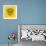 Pug Head Yellow Mesh-Lisa Kroll-Framed Art Print displayed on a wall