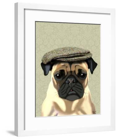 dog in flat cap