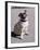 Pug Licking His Mouth-Henry Horenstein-Framed Photographic Print