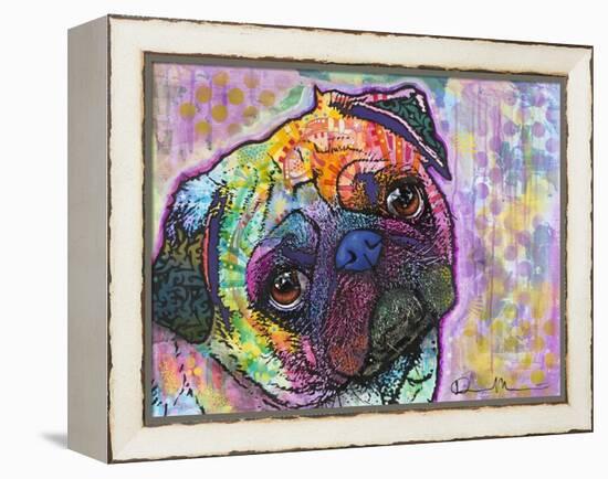 Pug Love-Dean Russo-Framed Premier Image Canvas