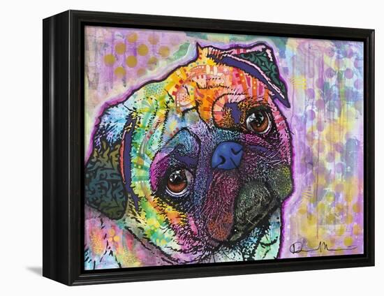 Pug Love-Dean Russo-Framed Premier Image Canvas