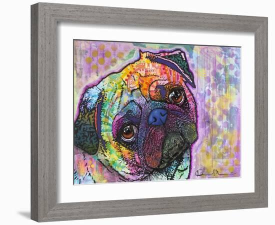 Pug Love-Dean Russo-Framed Giclee Print