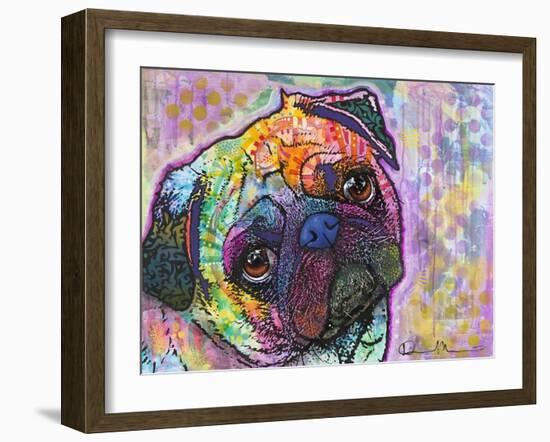 Pug Love-Dean Russo-Framed Giclee Print