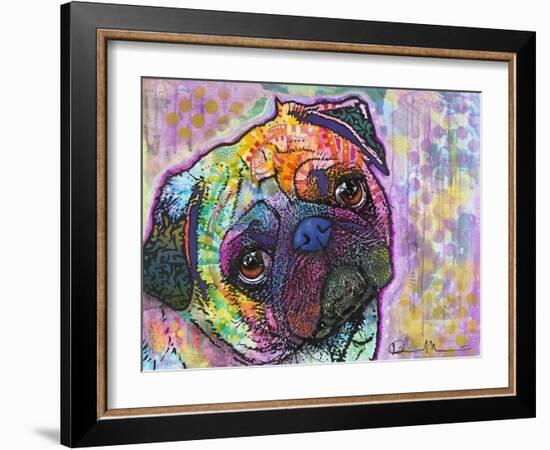 Pug Love-Dean Russo-Framed Giclee Print