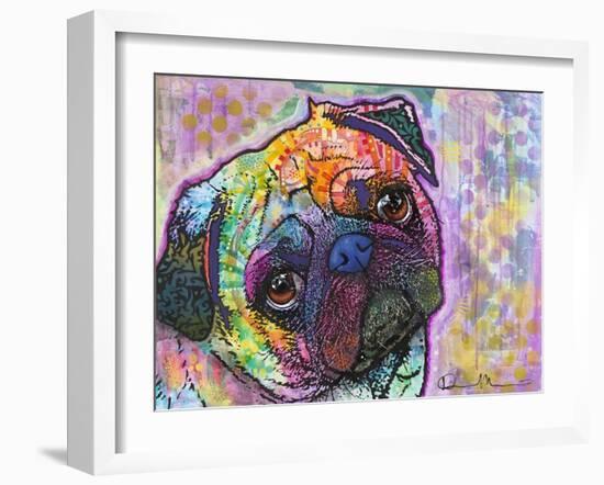 Pug Love-Dean Russo-Framed Giclee Print