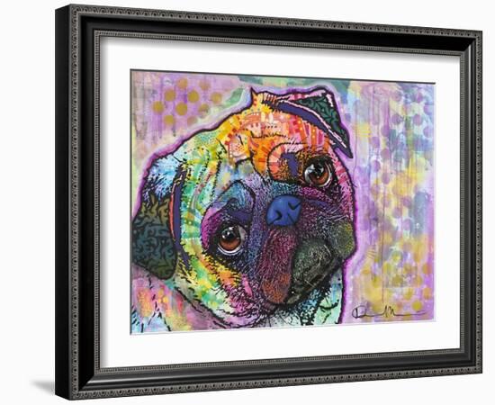 Pug Love-Dean Russo-Framed Giclee Print