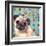 Pug Love-Anna Polanski-Framed Art Print