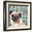 Pug Love-Anna Polanski-Framed Art Print