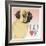 Pug Love-Tomoyo Pitcher-Framed Giclee Print