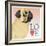 Pug Love-Tomoyo Pitcher-Framed Giclee Print