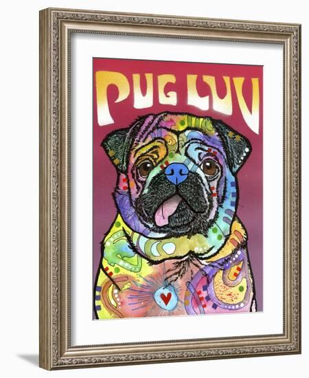 Pug Luv-Dean Russo-Framed Giclee Print