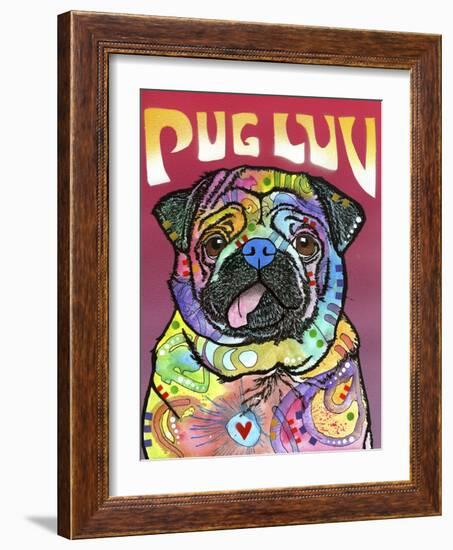 Pug Luv-Dean Russo-Framed Giclee Print