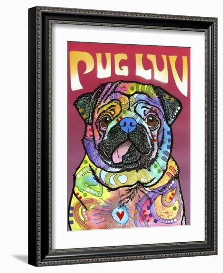 Pug Luv-Dean Russo-Framed Giclee Print