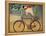 Pug on a Bike Christmas Crop-Ryan Fowler-Framed Stretched Canvas