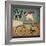 Pug on a Bike Indigo-Ryan Fowler-Framed Art Print