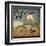 Pug on a Bike Indigo-Ryan Fowler-Framed Art Print