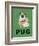 Pug Orange Juice-Ken Bailey-Framed Giclee Print