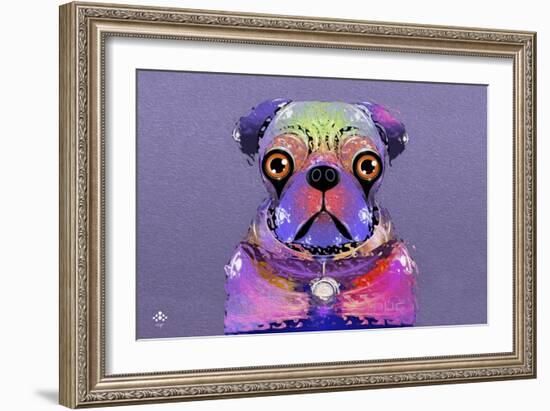 PUG Purple XXXIII-Fernando Palma-Framed Giclee Print