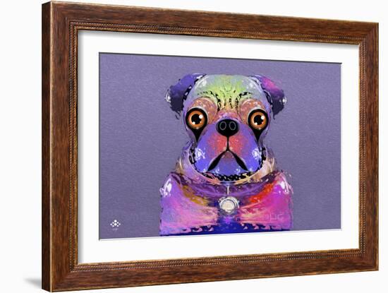 PUG Purple XXXIII-Fernando Palma-Framed Giclee Print