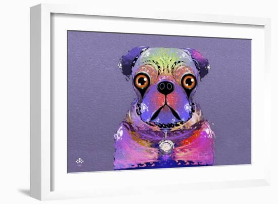 PUG Purple XXXIII-Fernando Palma-Framed Giclee Print