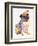 Pug Sketch-Patti Mollica-Framed Art Print