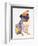 Pug Sketch-Patti Mollica-Framed Art Print