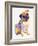 Pug Sketch-Patti Mollica-Framed Art Print