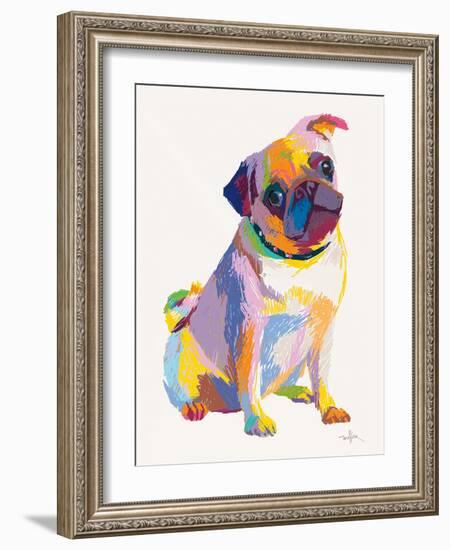 Pug Sketch-Patti Mollica-Framed Art Print