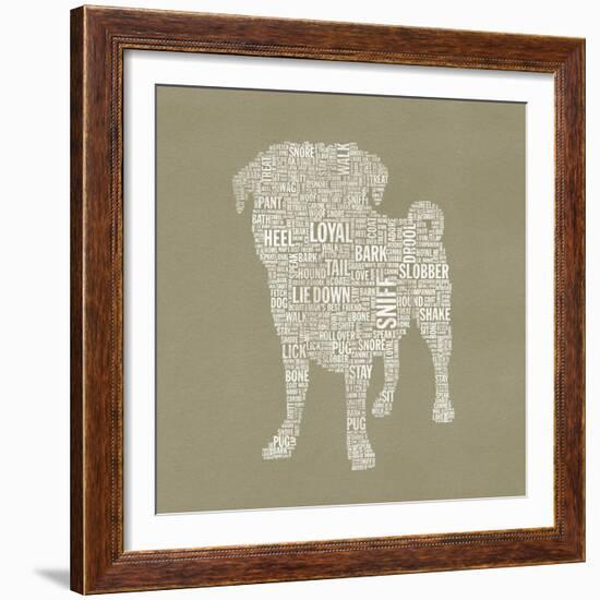 Pug Type 2A-Stella Bradley-Framed Giclee Print