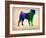 Pug Watercolor-NaxArt-Framed Art Print