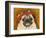 Pug Wearing Floral Hat-Leland Bobb?-Framed Premium Photographic Print