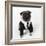 Pug Wearing Shirt, Tie and Necklace-null-Framed Photographic Print