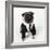 Pug Wearing Shirt, Tie and Necklace-null-Framed Photographic Print