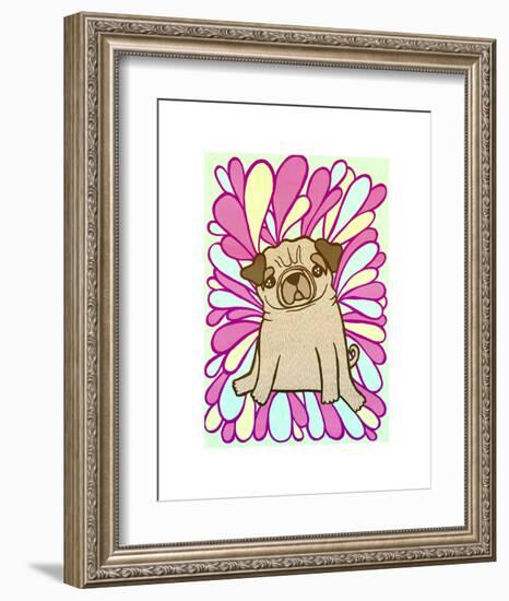 Pug-My Zoetrope-Framed Art Print