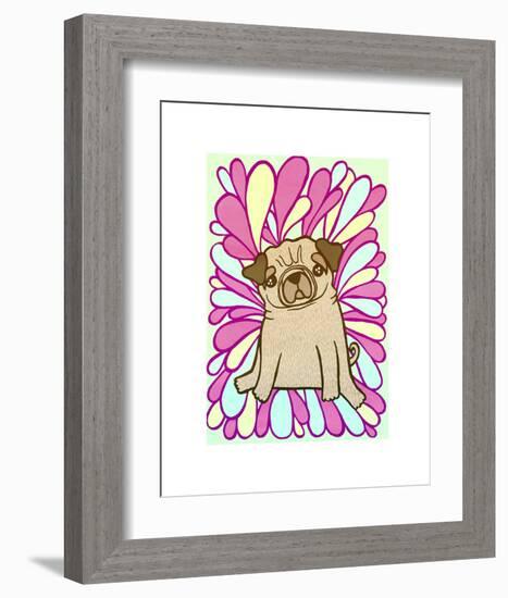 Pug-My Zoetrope-Framed Art Print